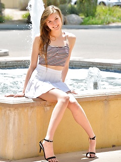 Her Miniskirt And Heels by FTVGirls