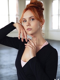 Hot redhead dancer Kayla by Playboy Plus