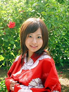 Hitomi Kitamura Asian with big knockers loves water on her body by AllGravure