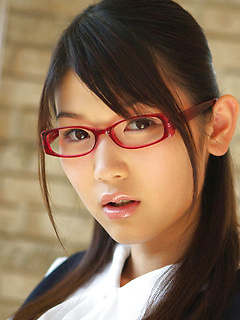 Noriko Kijima Asian with specs and office suit is elegant and hot by AllGravure