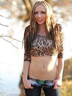 Lily posing in sexy animal print. by Lily XO
