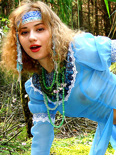 Sexy angel in the woods by Amour Angels