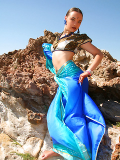 Perfection in a blue cape by Amour Angels