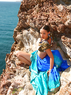 Perfection in a blue cape by Amour Angels