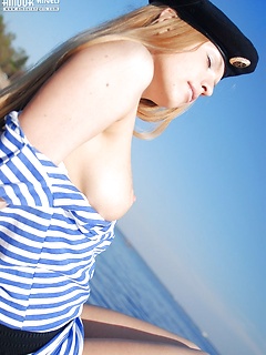 Posing outdoors by Amour Angels