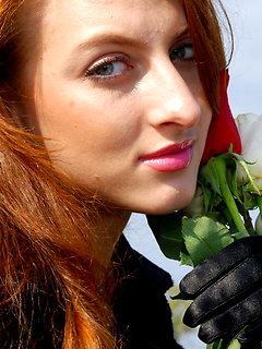 Pretty redhead by Amour Angels