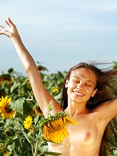 Funky photo-session with sunflowers by Amour Angels