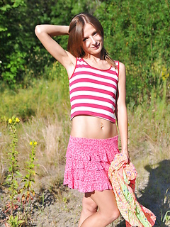 Sexy small breasted girl by Showy Beauty