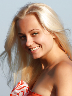 Blonde teen girl Tess in Glade by MPL Studios
