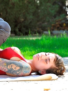 Lyanna hot busty yoga by FTVGirls